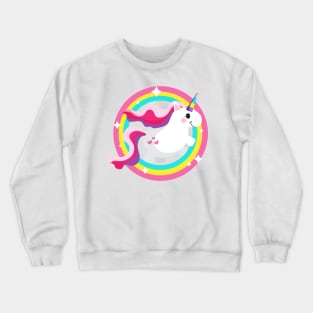 Funny Unicorn Girls Women Kids Crewneck Sweatshirt